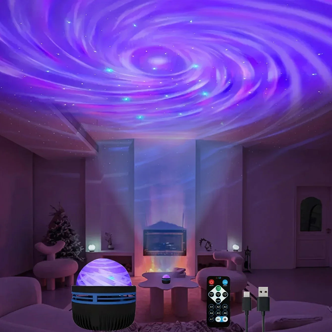 Projecteur Galaxie LED - Ambiance Cosmos pour ta chambre